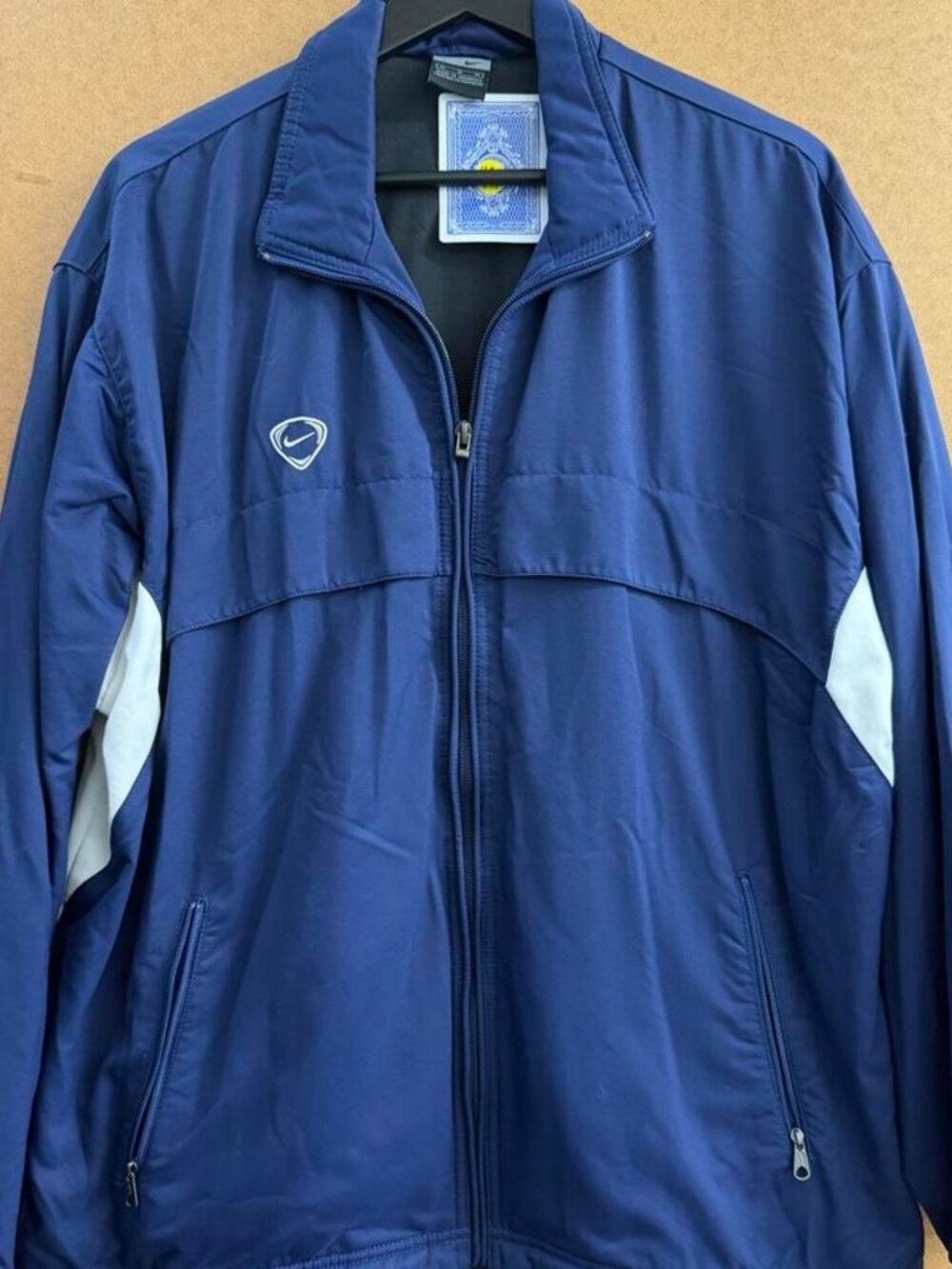 Nike Men's Navy and Blue Jacket
